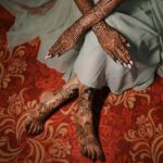 Bride Mehandi legs & hands