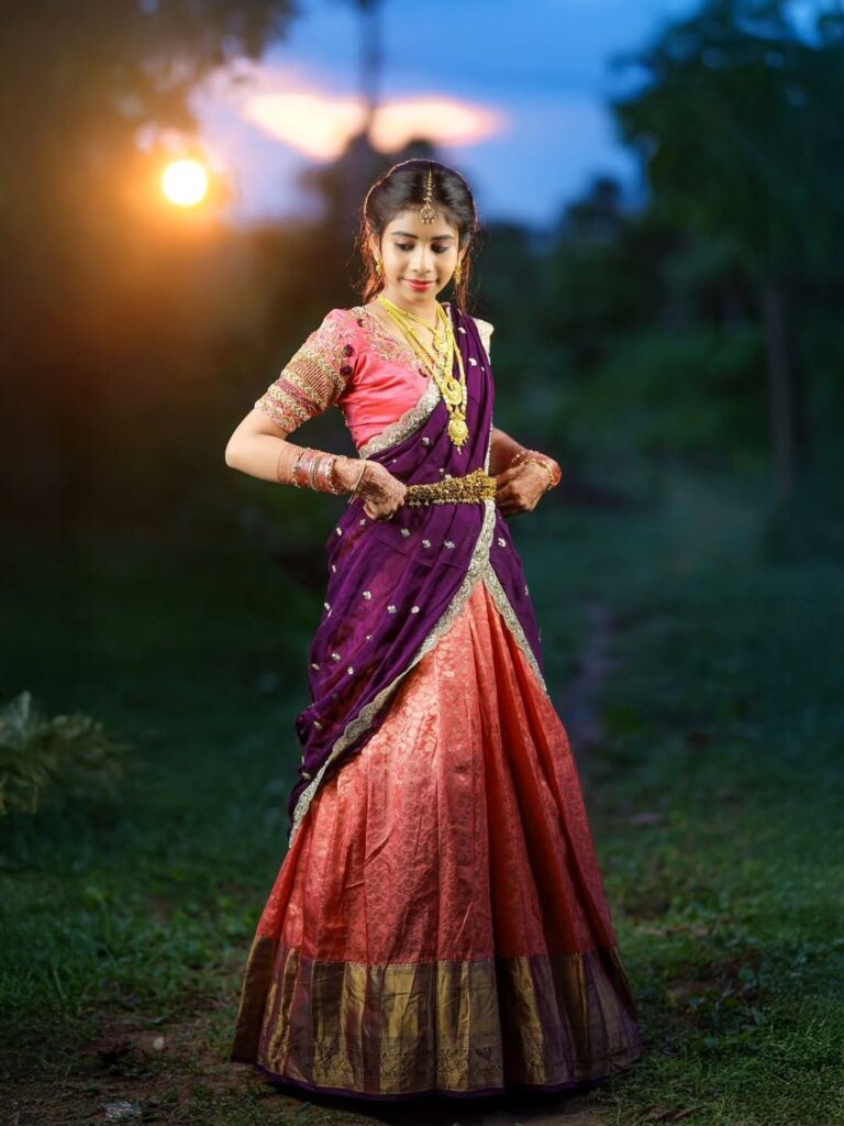 Pre Shoot for saree ceremony