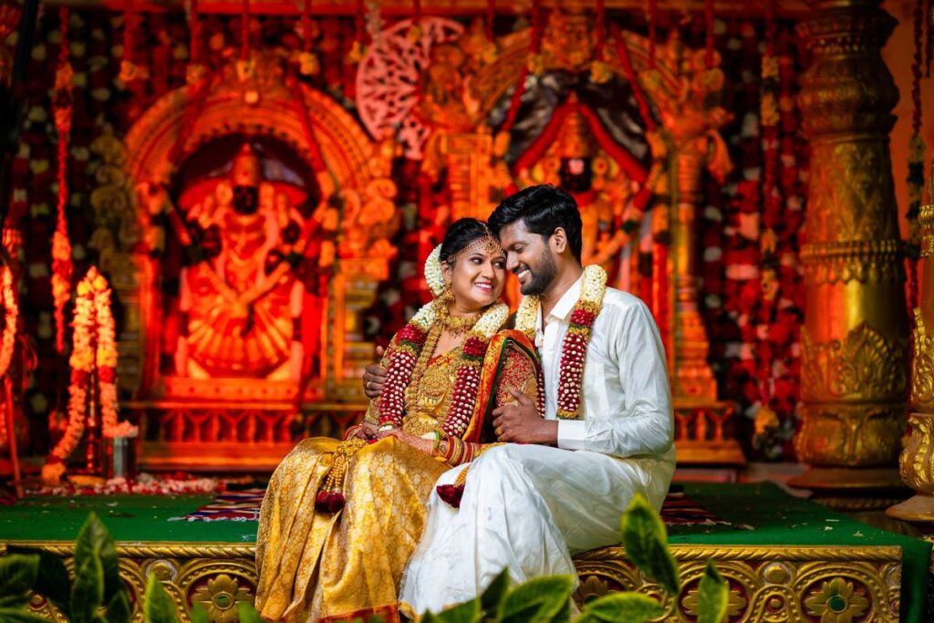 Captured Lovely Smile on Wedding time